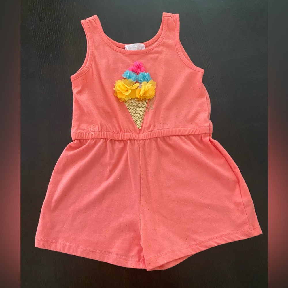 TAHARI Toddler Girl  Romper.